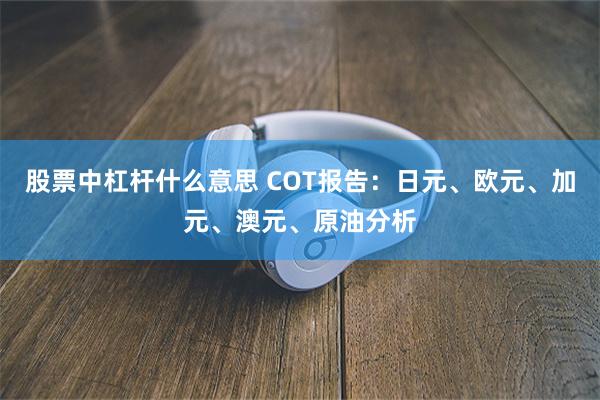 股票中杠杆什么意思 COT报告：日元、欧元、加元、澳元、原油分析