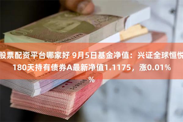 股票配资平台哪家好 9月5日基金净值：兴证全球恒悦180天持有债券A最新净值1.1175，涨0.01%