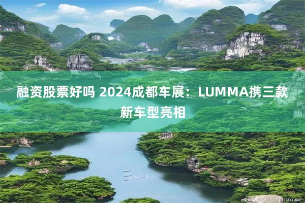 融资股票好吗 2024成都车展：LUMMA携三款新车型亮相