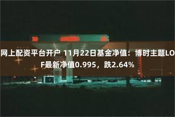 网上配资平台开户 11月22日基金净值：博时主题LOF最新净值0.995，跌2.64%