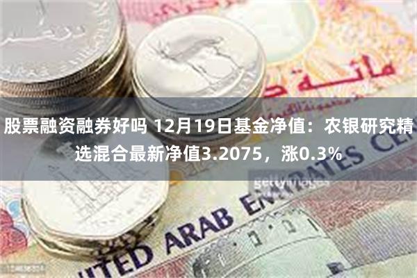 股票融资融券好吗 12月19日基金净值：农银研究精选混合最新净值3.2075，涨0.3%