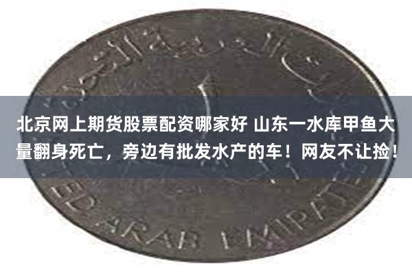 北京网上期货股票配资哪家好 山东一水库甲鱼大量翻身死亡，旁边有批发水产的车！网友不让捡！